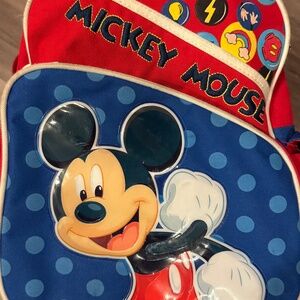 Mikey Mouse Pullable Bag on Wheels/Back park